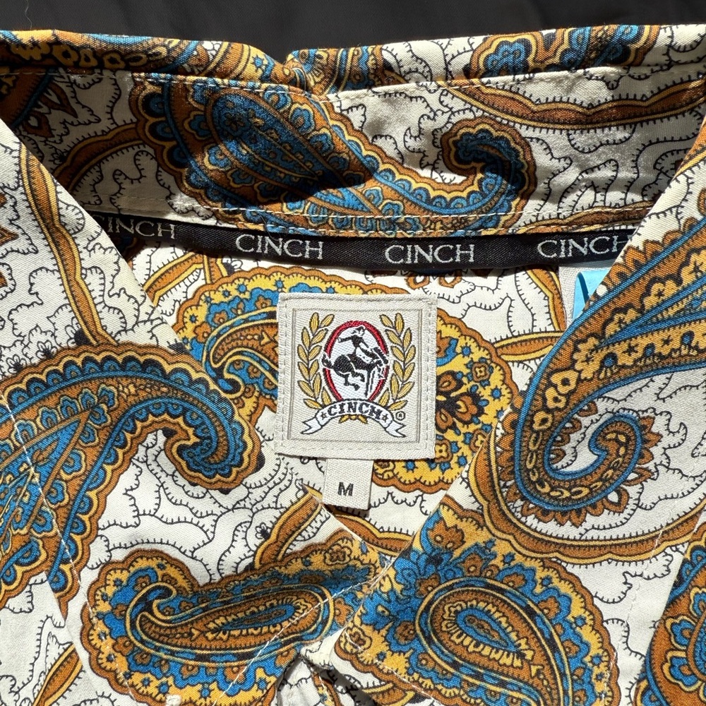 Cinch Paisley Button-Up Shirt